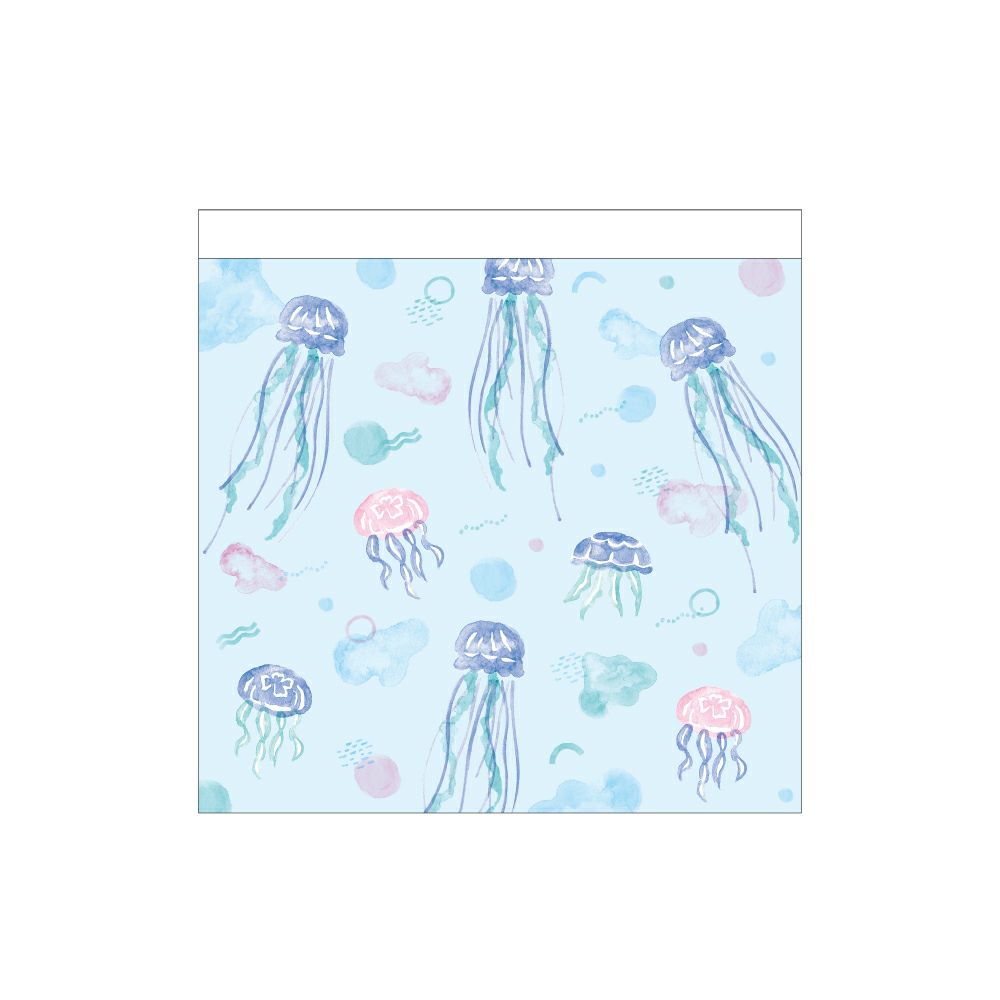 メモパッド・スクエア（クラゲ） | Overglad Online Shop