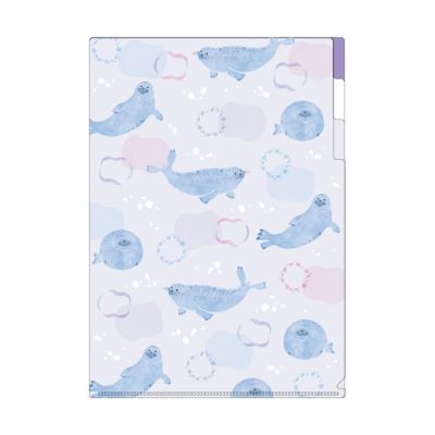 A4ポケットクリアファイル（アザラシ） | Overglad Online Shop